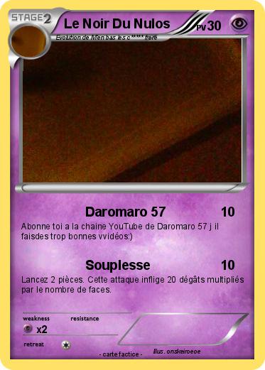 Pokemon Le Noir Du Nulos