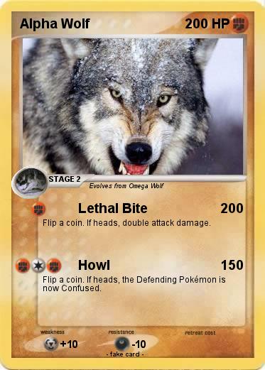 Pokemon Alpha Wolf