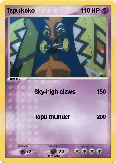 Pokemon Tapu koko