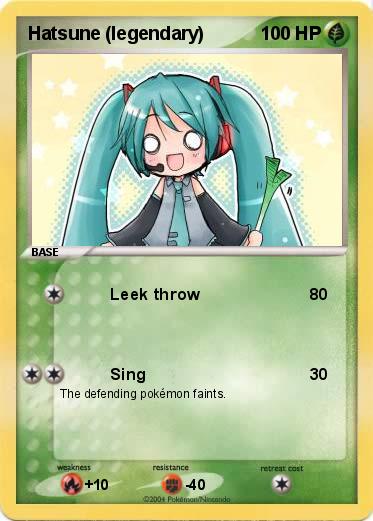 Pokemon Hatsune (legendary)