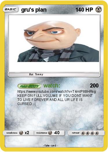 Pokemon gru's plan