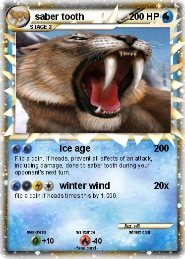 Pokemon saber tooth