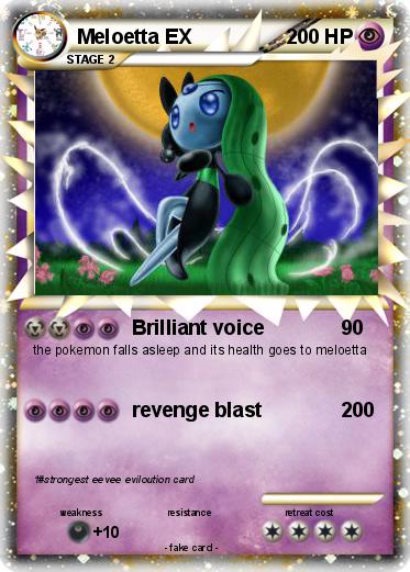 Pokemon Meloetta EX
