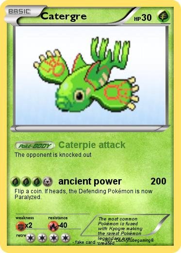 Pokemon Catergre