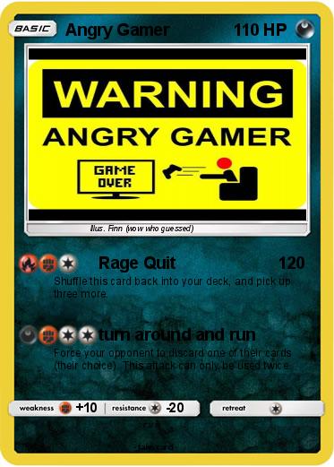 Pokemon Angry Gamer
