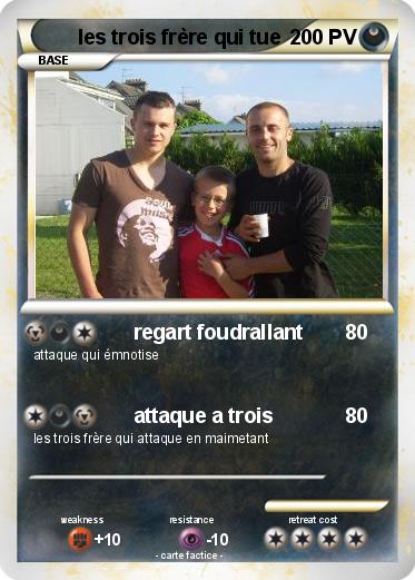Pokemon les trois frère qui tue