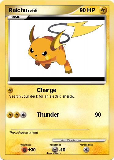 Pokemon Raichu