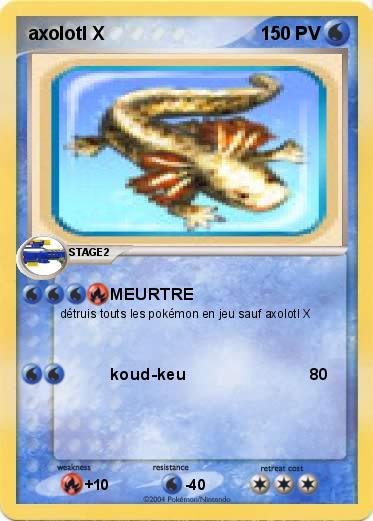 Pokemon axolotl X
