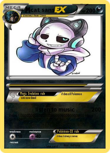 Pokemon cat sans