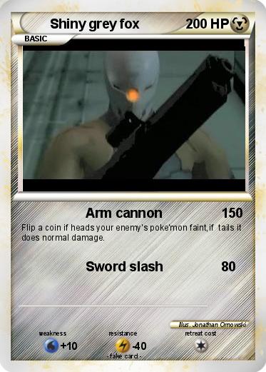 Pokemon Shiny grey fox