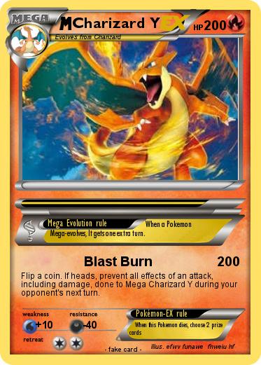 Pokemon Charizard Y