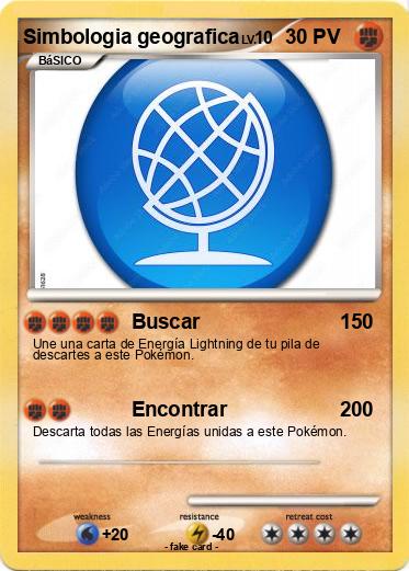 Pokemon Simbologia geografica