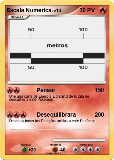 Pokemon Escala Numerica