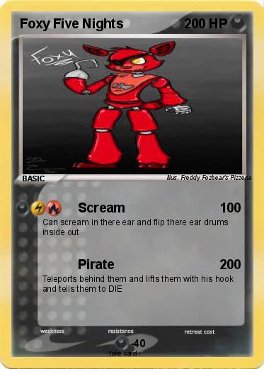 Pokemon Foxy Five Nights