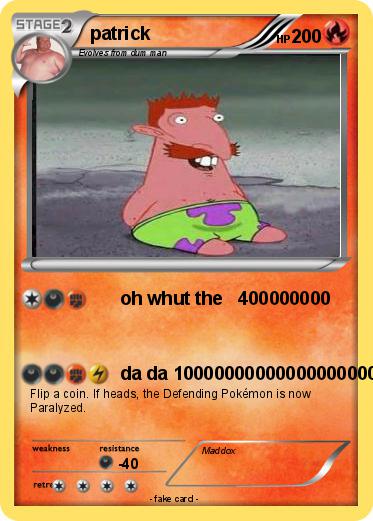 Pokemon patrick