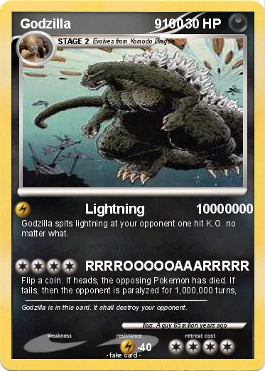 Pokemon Godzilla                       9100
