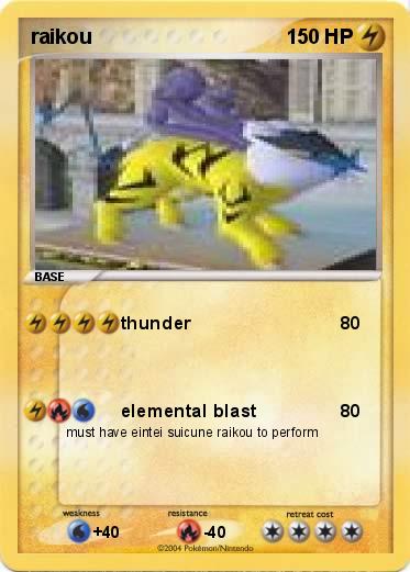 Pokemon raikou