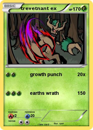 Pokemon trevetnant ex