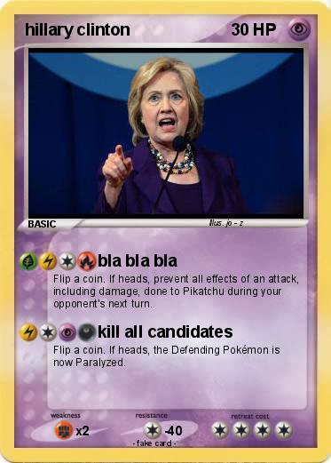 Pokemon hillary clinton
