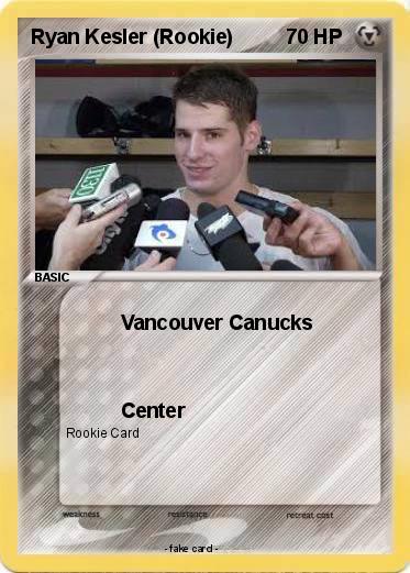 Pokemon Ryan Kesler (Rookie)
