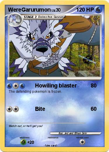 Pokemon WereGarurumon