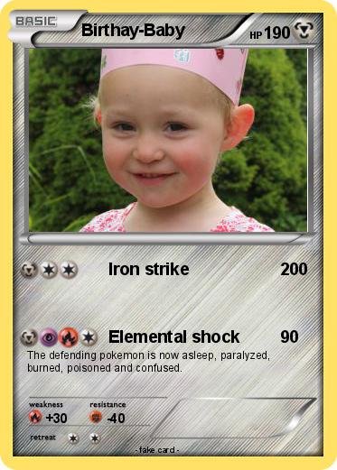 Pokemon Birthay-Baby