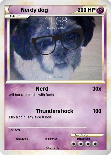 Pokemon Nerdy dog