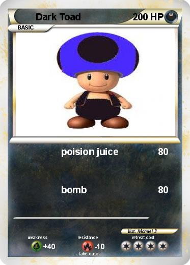Pokemon Dark Toad