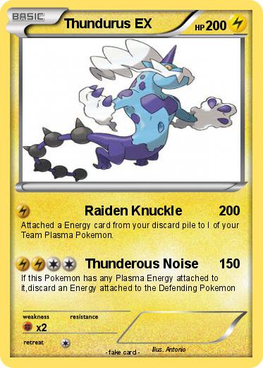 Pokemon Thundurus EX