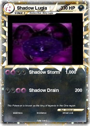 Pokemon Shadow Lugia           3