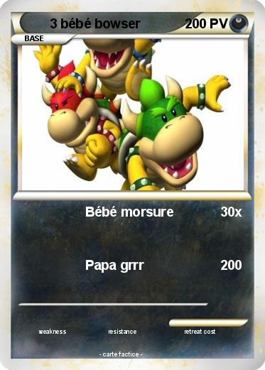 Pokemon 3 bébé bowser
