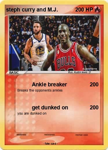 Pokemon steph curry and M.J.