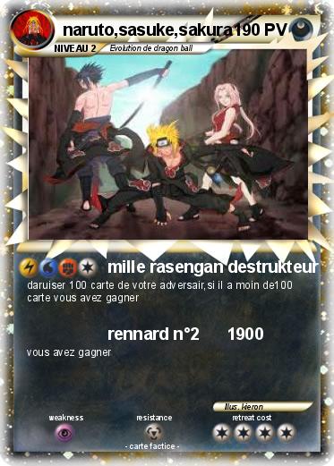 Pokemon naruto,sasuke,sakura