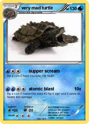 Pokemon very mad turtle