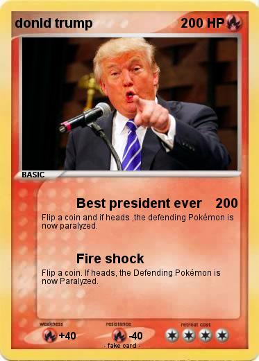 Pokemon donld trump