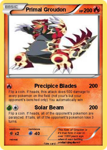 Pokemon Primal Groudon