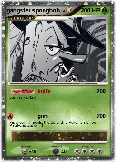 Pokemon gangster spongbob