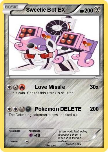 Pokemon Sweetie Bot EX