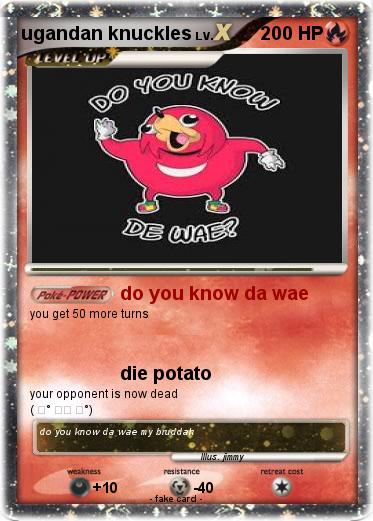Pokemon ugandan knuckles