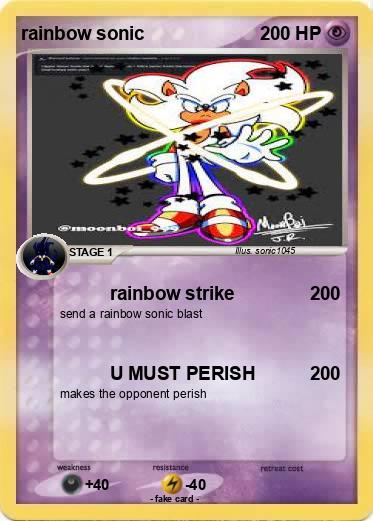 Pokemon rainbow sonic