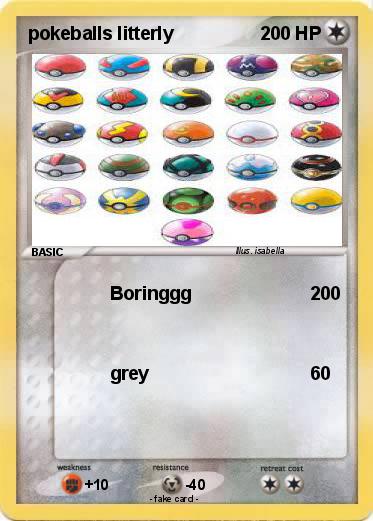 Pokemon pokeballs litterly