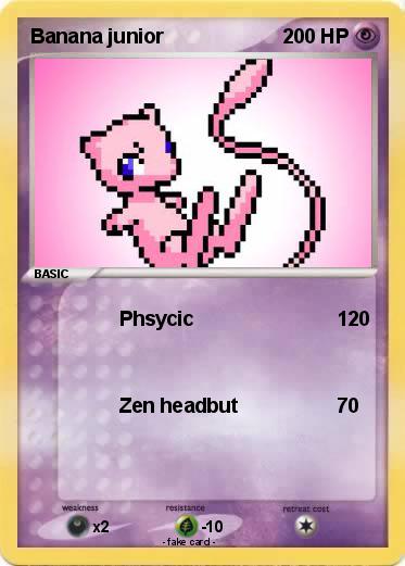 Pokemon Banana junior