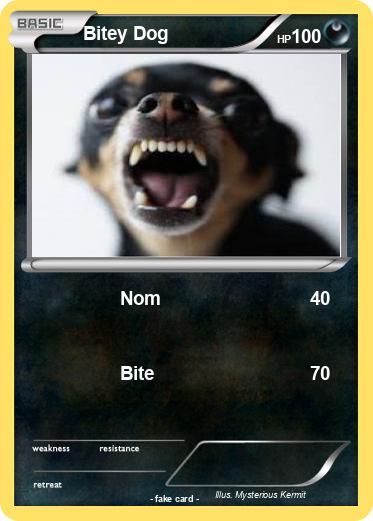 Pokemon Bitey Dog