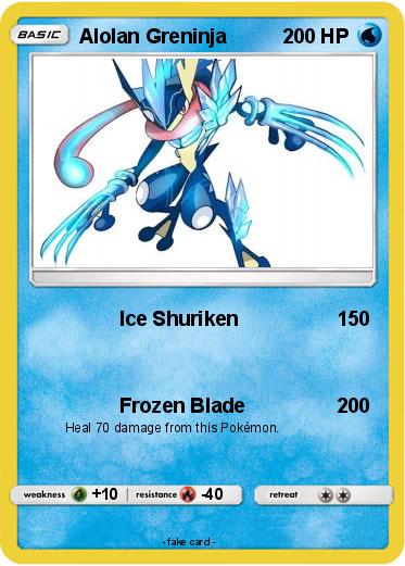 Pokemon Alolan Greninja