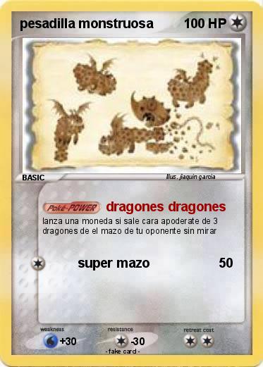 Pokemon pesadilla monstruosa