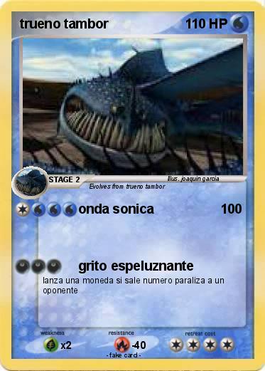Pokemon trueno tambor