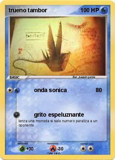 Pokemon trueno tambor