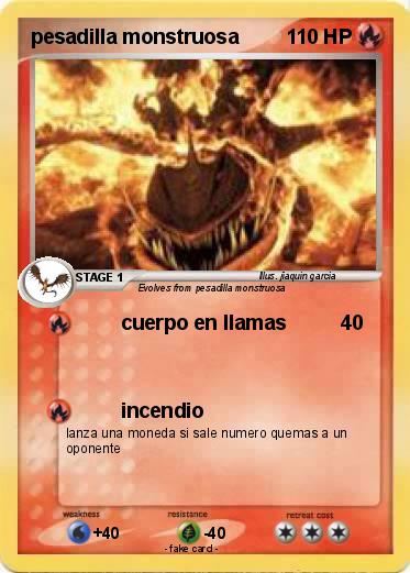Pokemon pesadilla monstruosa