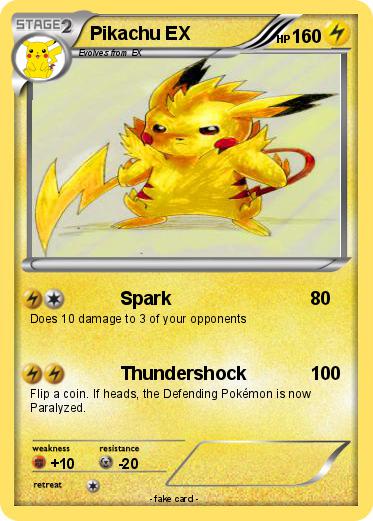 Pokemon Pikachu EX