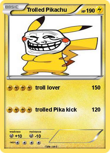 Pokemon Trolled Pikachu